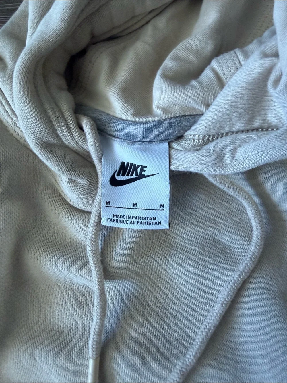 Nike Light Beige Hoodie